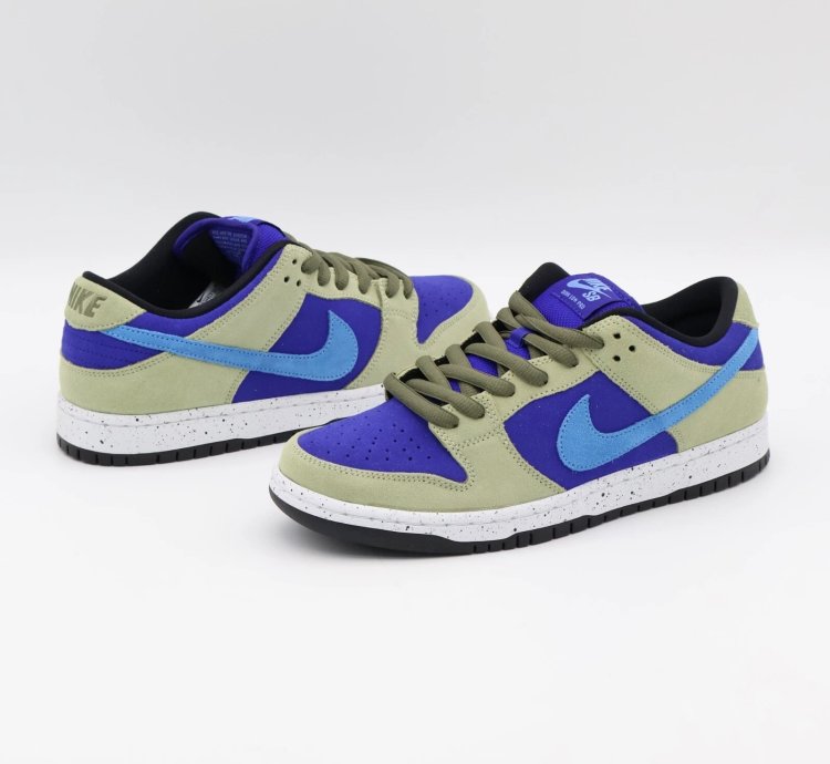 Bq6817-301 Nike Sb Dunk Low Acg Celadon Tan Light Blue Coast Concord