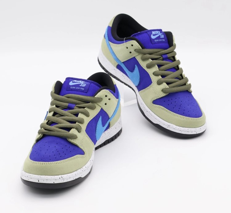Bq6817-301 Nike Sb Dunk Low Acg Celadon Tan Light Blue Coast Concord