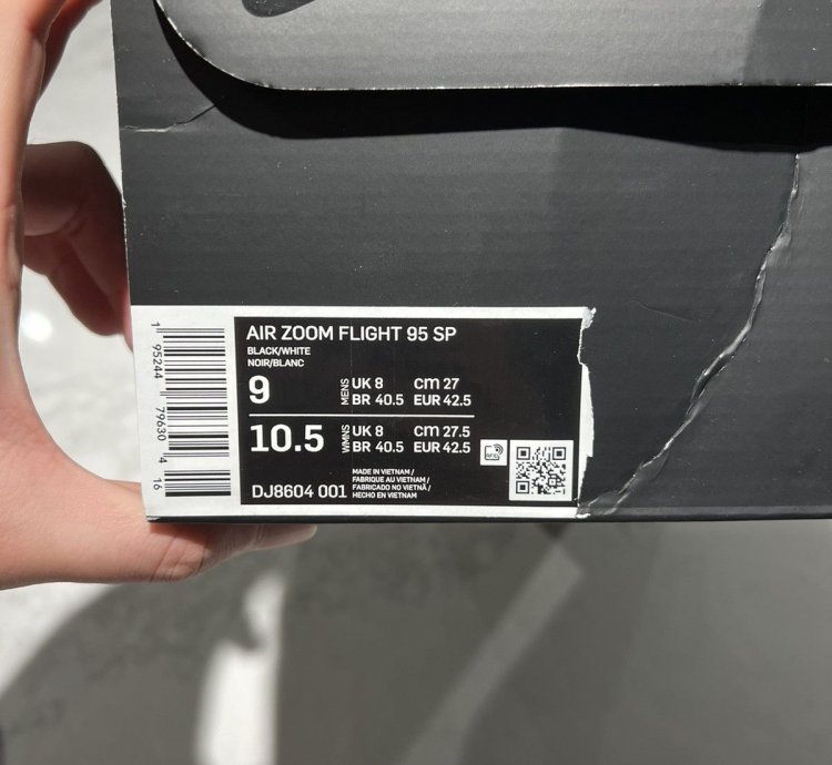Supreme Nike Air Zoom Flight 95 Sp Black
