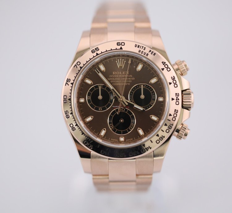 Rolex Daytona 2023 Daytona Rose Gold Chocolate Dial 116505