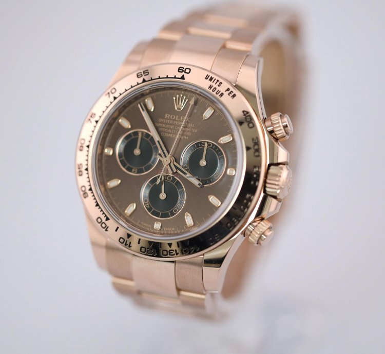 Rolex Daytona 2023 Daytona Rose Gold Chocolate Dial 116505