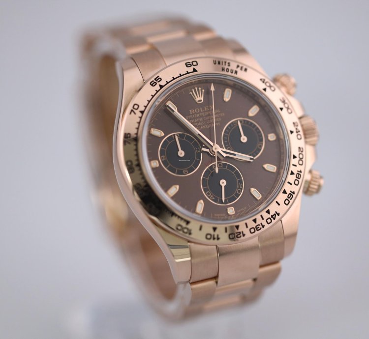 Rolex Daytona 2023 Daytona Rose Gold Chocolate Dial 116505