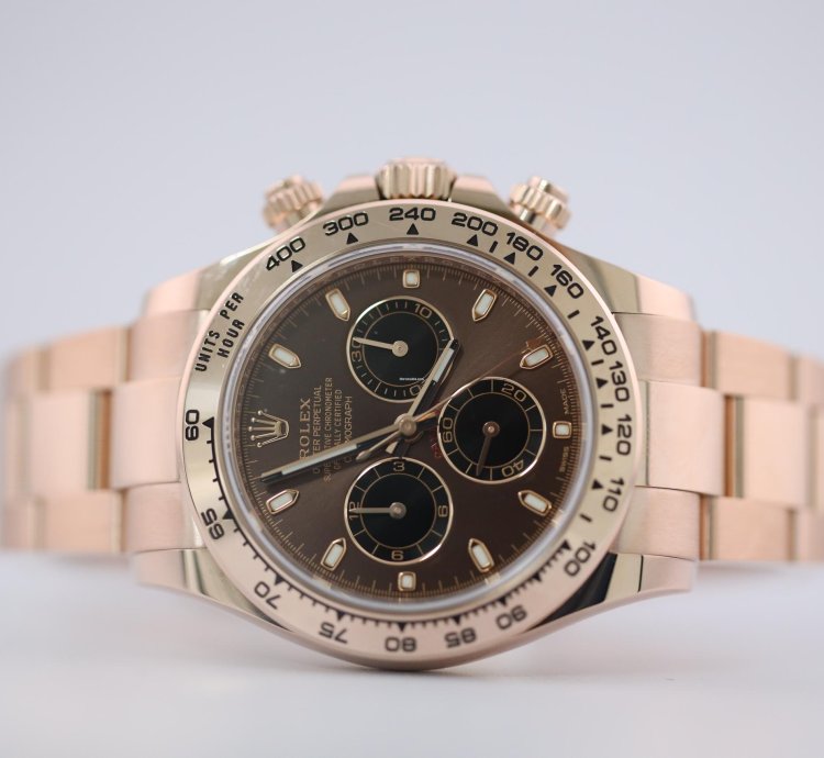 Rolex Daytona 2023 Daytona Rose Gold Chocolate Dial 116505