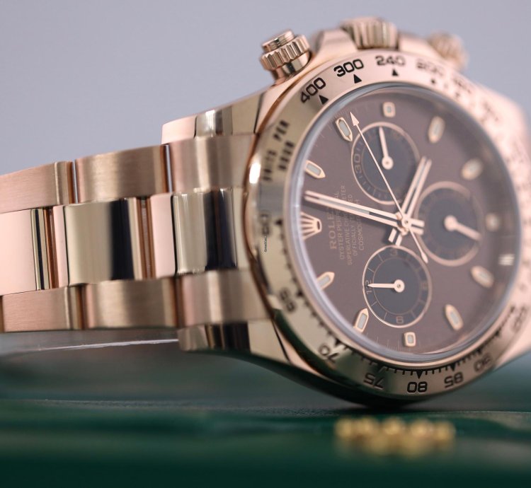 Rolex Daytona 2023 Daytona Rose Gold Chocolate Dial 116505