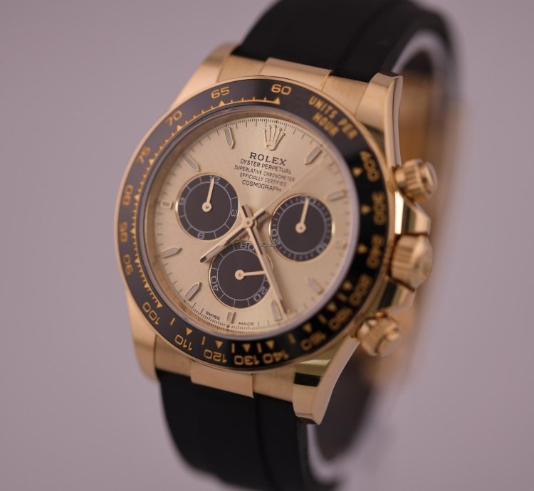 Rolex Daytona 2023 Daytona Yellow Gold Oysterflex Pikachu Dial 126518ln