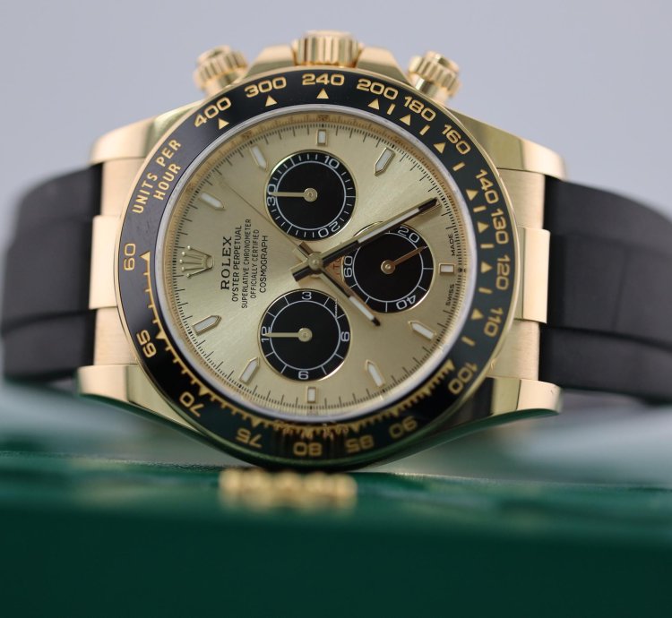 Rolex Daytona 2023 Daytona Yellow Gold Oysterflex Pikachu Dial 126518ln