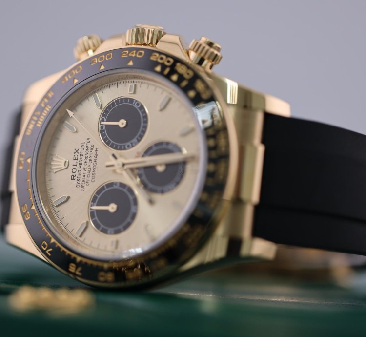 Rolex Daytona 2023 Daytona Yellow Gold Oysterflex Pikachu Dial 126518ln