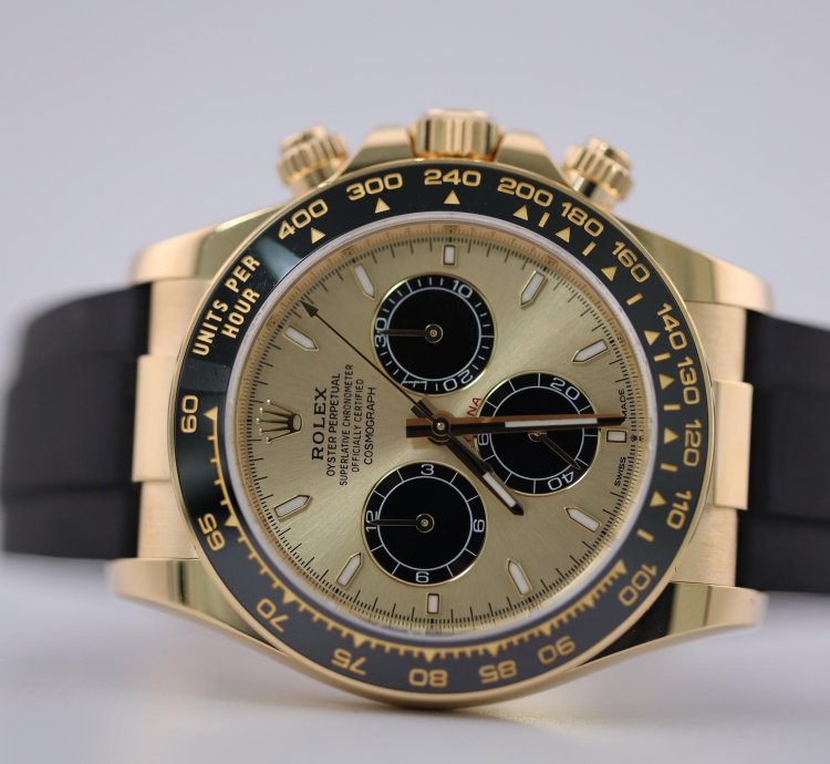 Rolex Daytona 2023 Daytona Yellow Gold Oysterflex Pikachu Dial 126518ln