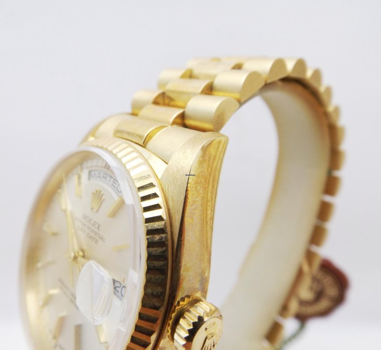 Rolex Day-date 36 Ref 18038 Nos New Old Stock Full Set 1986 Unique