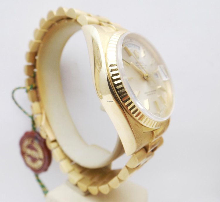 Rolex Day-date 36 Ref 18038 Nos New Old Stock Full Set 1986 Unique