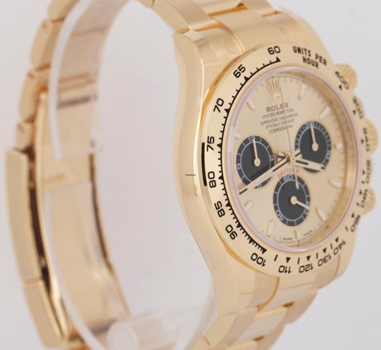 Rolex Daytona 2023 New Papers Rolex Daytona 40mm Champagne 18k Gold Yml Watch 126508 Box