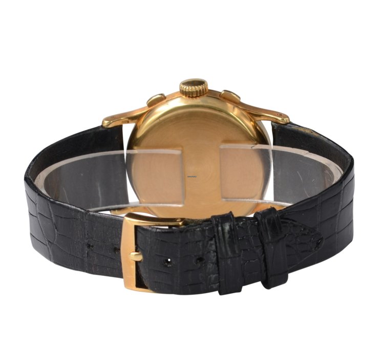 Patek Philippe Chronograph 130 Indelible Silver Dial Yellow Gold 18kt 1946