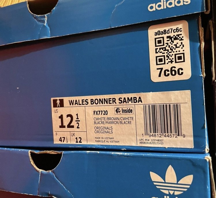 Adidas Samba Wales Bonner 12 5 Brown White