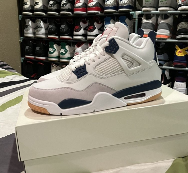 Nike Sb Jordan 4 Navy