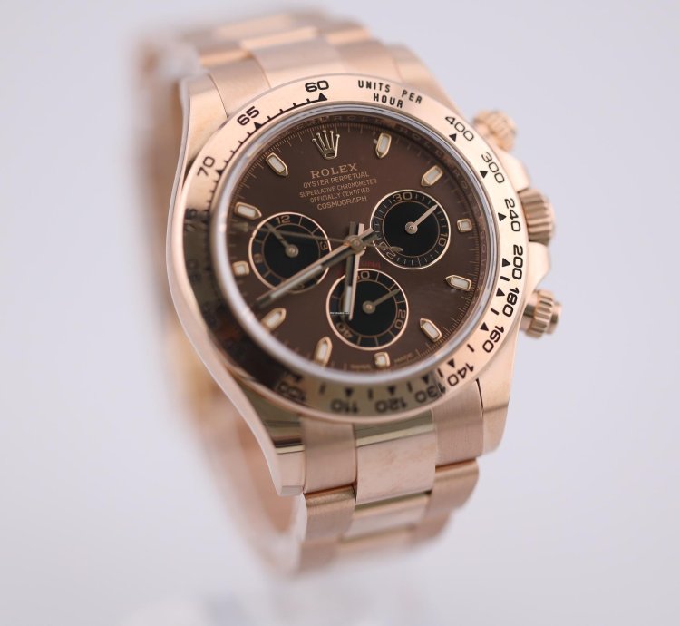Rolex Daytona 2023 Rolex Daytona Rose Gold Chocolate Dial 116505