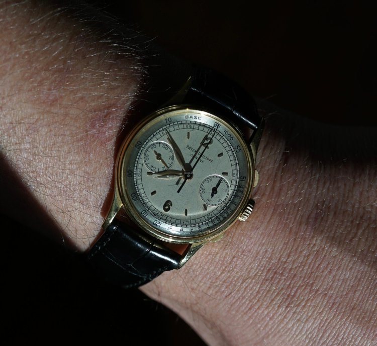 Patek Philippe Chronograph 1947 18k Ygold Ref 130