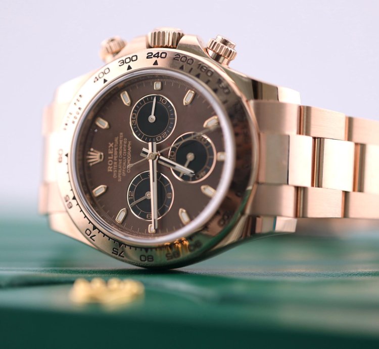 Rolex Daytona 2023 Rolex Daytona Rose Gold Chocolate Dial 116505