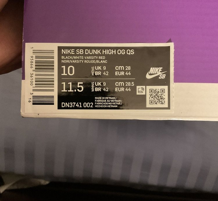 Supreme Nike Dunk High By Any Means Size 10