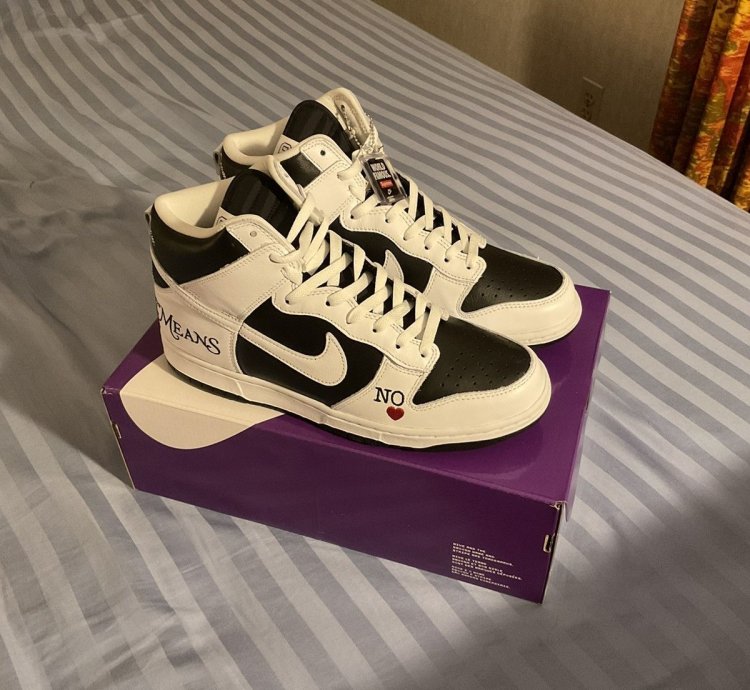 Supreme Nike Dunk High By Any Means Size 10
