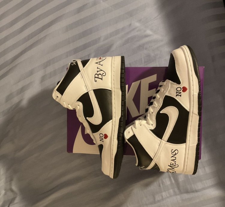 Supreme Nike Dunk High By Any Means Size 10