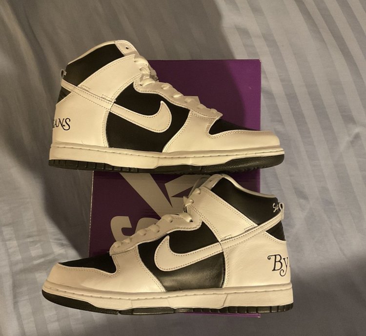 Supreme Nike Dunk High By Any Means Size 10