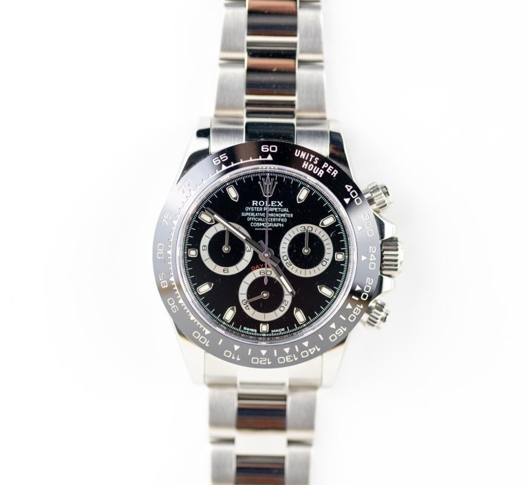 Rolex Daytona 2023 Rolex Daytona Stainless Steel Black 116500ln