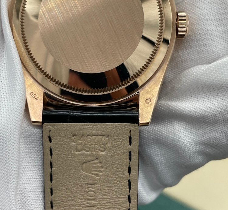 Rolex Day-date 36 Rose Gold Silver Rhodium