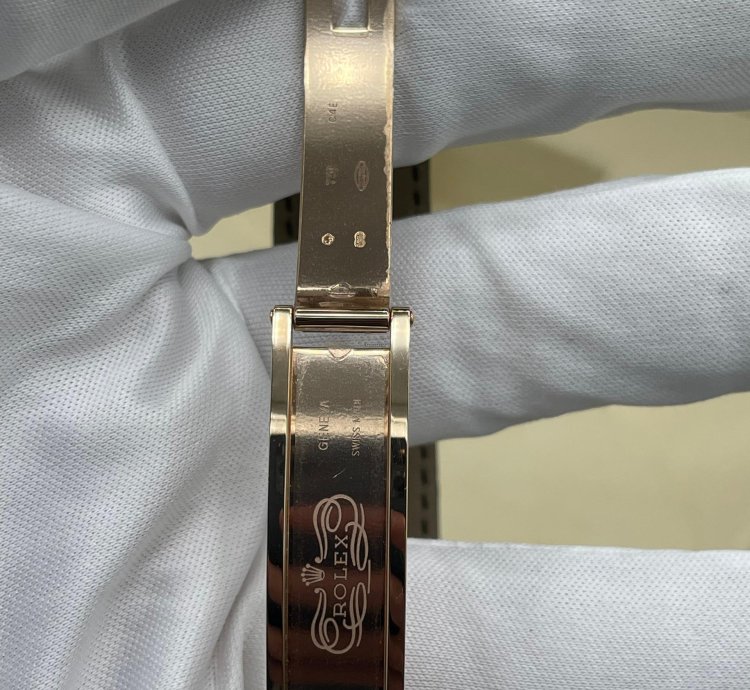 Rolex Day-date 36 Rose Gold Silver Rhodium