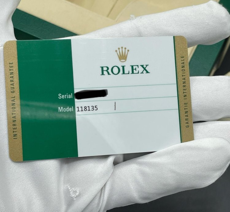 Rolex Day-date 36 Rose Gold Silver Rhodium
