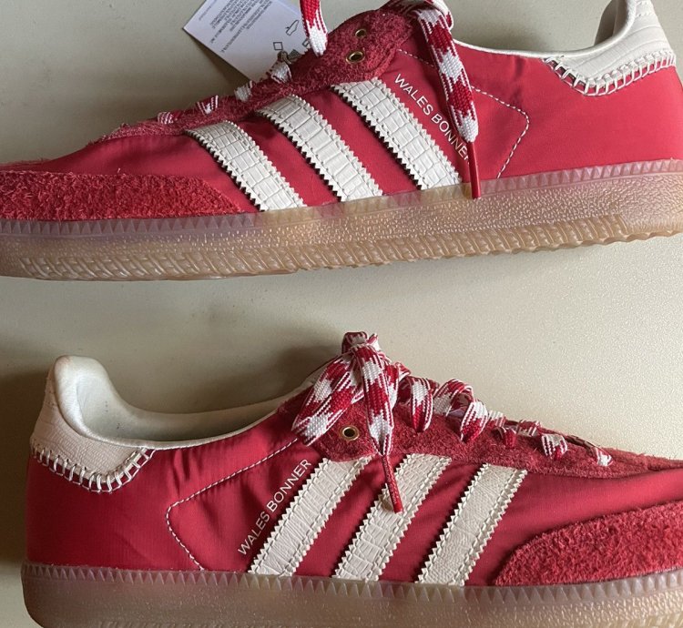 Adidas Samba Wales Bonner Red White 12 5 New Never Worn