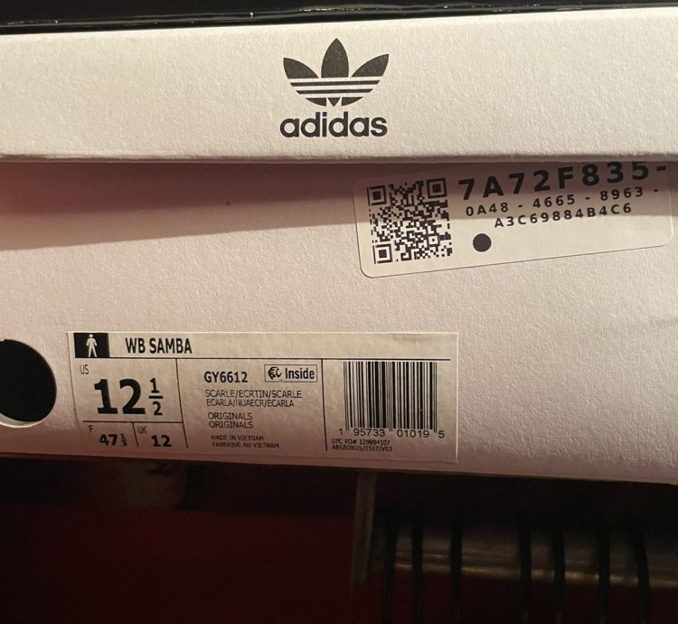 Adidas Samba Wales Bonner Red White 12 5 New Never Worn