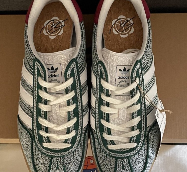 Adidas Sean Wotherspoon Gazelle Green Gum Sneakers Us 10