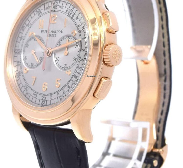 Patek Philippe Chronograph 5070 18k Rose Gold Chronograph Mens Watch Box Papers 05 5070r