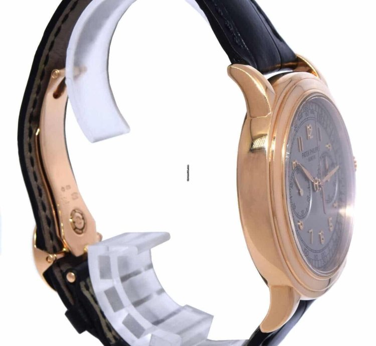 Patek Philippe Chronograph 5070 18k Rose Gold Chronograph Mens Watch Box Papers 05 5070r
