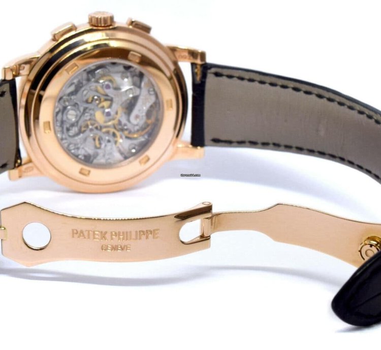 Patek Philippe Chronograph 5070 18k Rose Gold Chronograph Mens Watch Box Papers 05 5070r