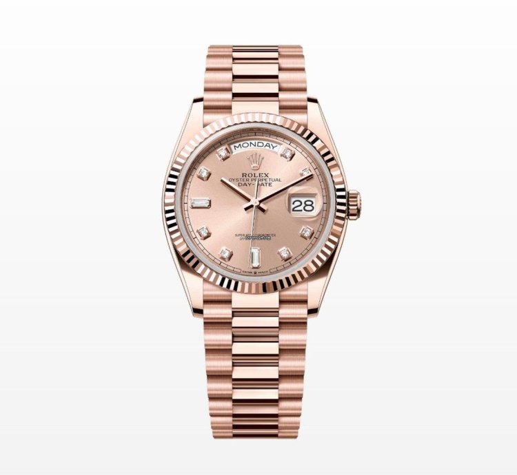 Rolex Day-date 36 Sunset Diamond Dial