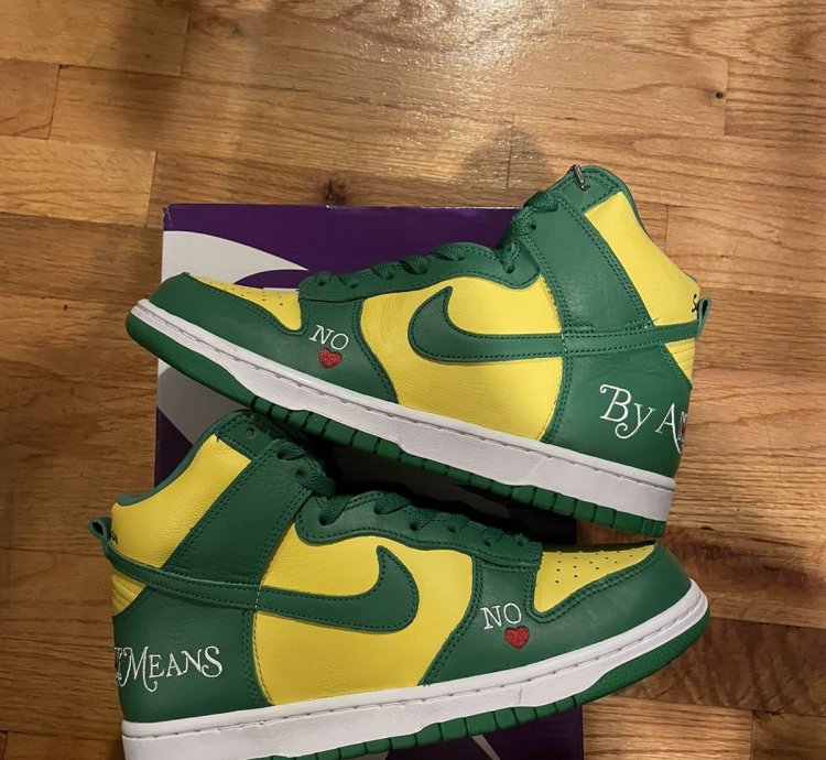 Supreme Nike Dunk Sb High By Any Means Brazil