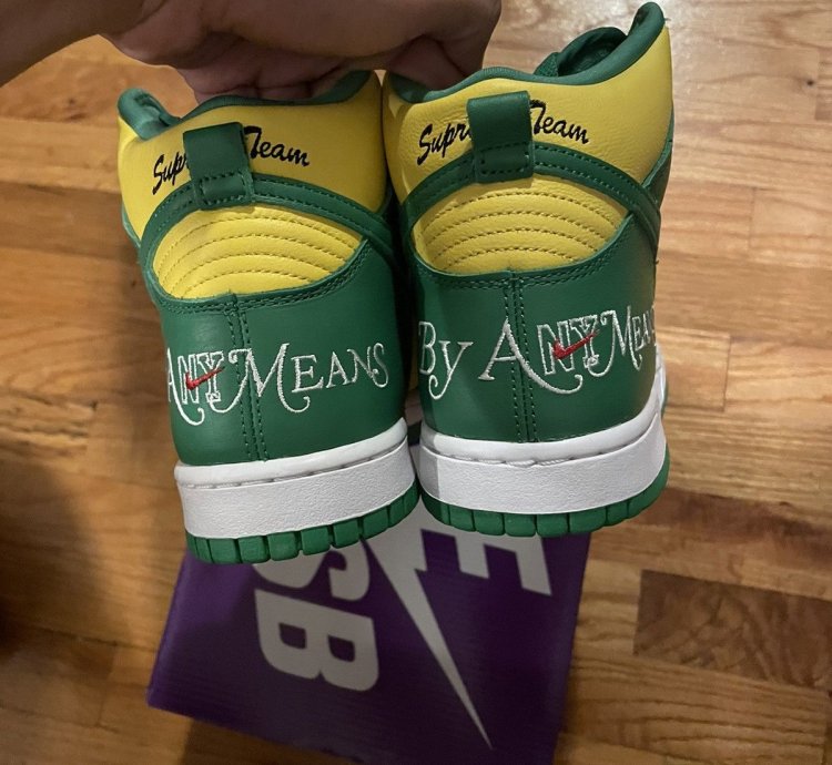 Supreme Nike Dunk Sb High By Any Means Brazil
