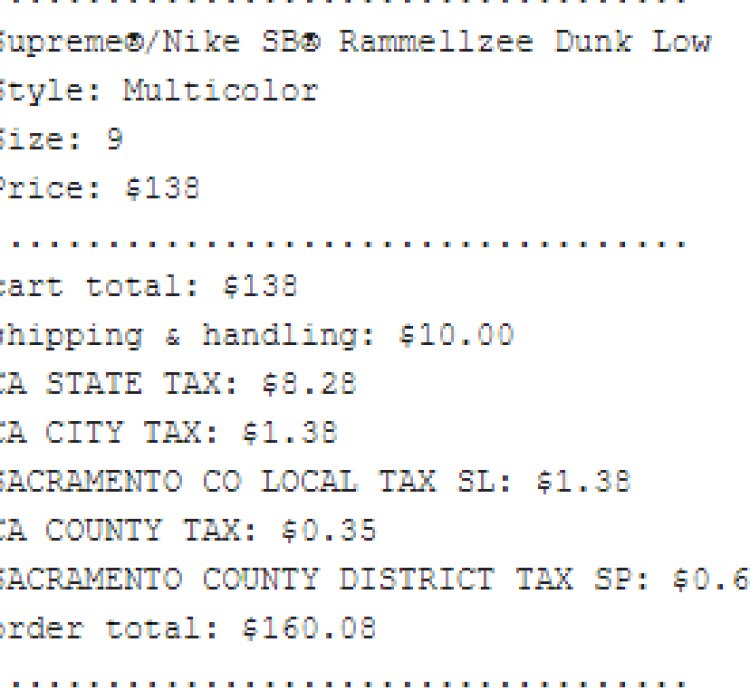 Supreme Nike Rammellzee Dunk Low