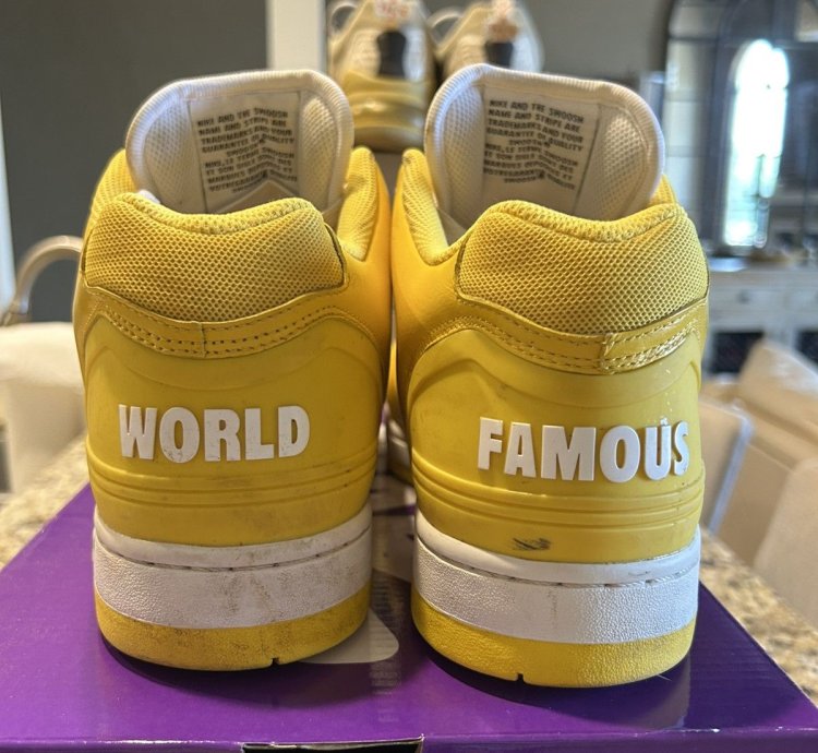 Nike Sb Supreme Air Force 2 Yellow