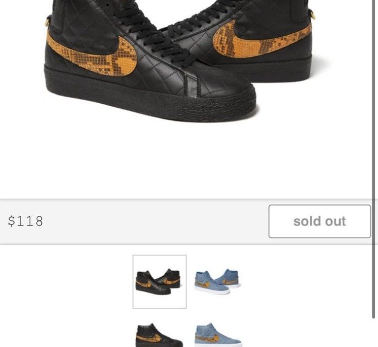 Supreme Nike Sb Blazer Mid