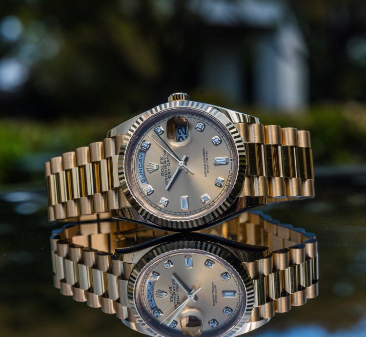 Rolex Day-date 36 Unworn 2023 Day-date 36 Gold Diamond Dial 128238