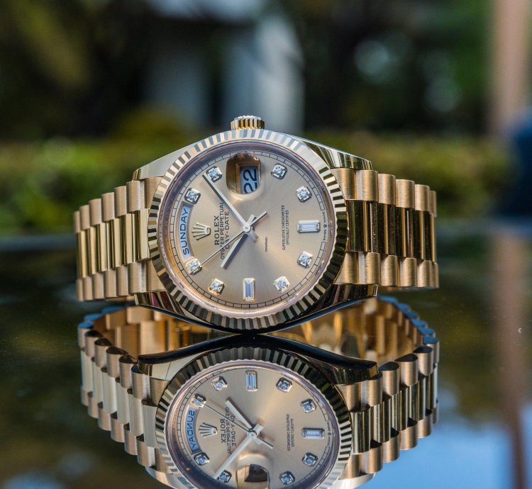 Rolex Day-date 36 Unworn 2023 Day-date 36 Gold Diamond Dial 128238