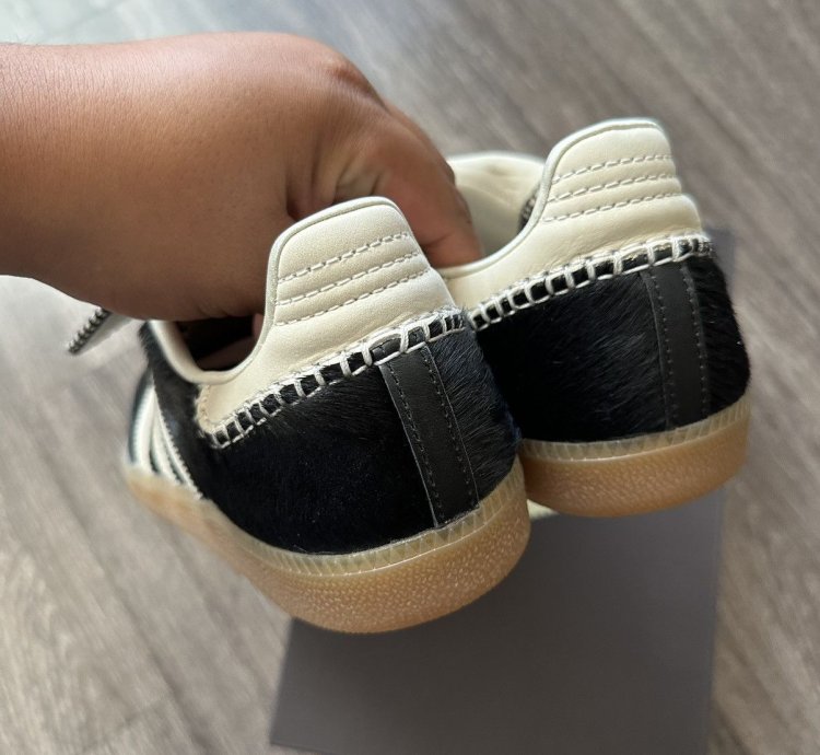 Adidas Wales Bonner Pony Leo Samba Black Pony Hair