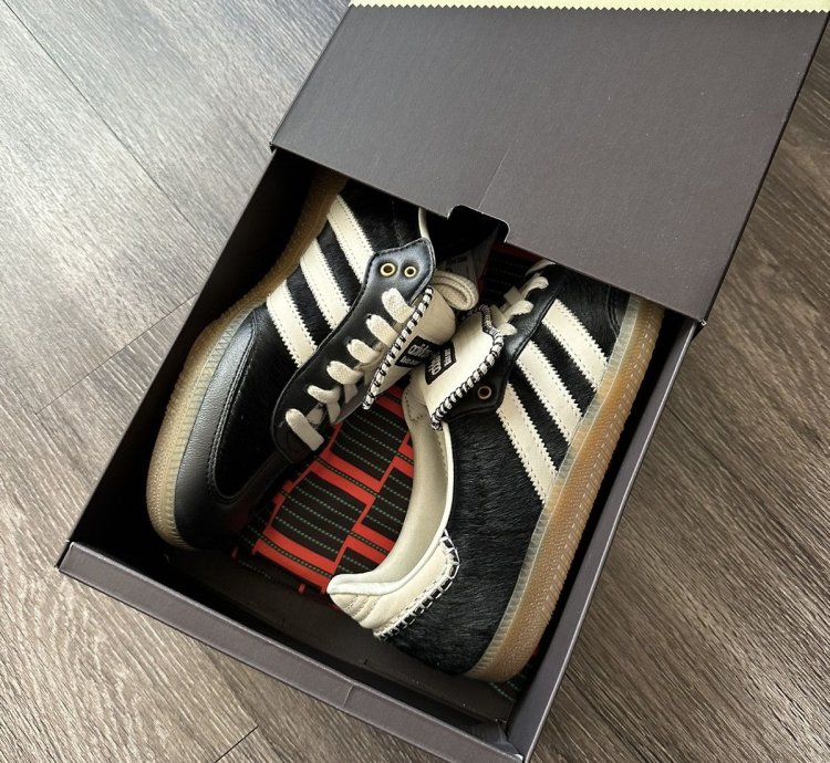 Adidas Wales Bonner Pony Leo Samba Black Pony Hair