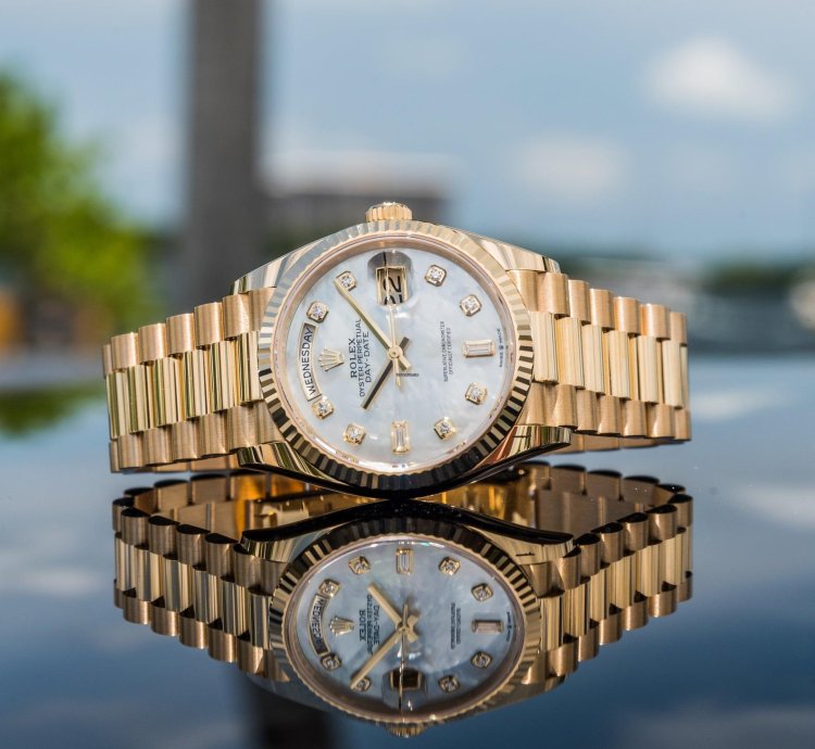 Rolex Day-date 36 Unworn 2023 Day-date 36mm Mother Of Pearl 128238