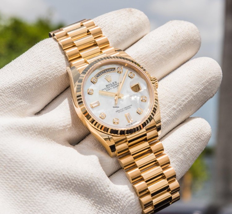 Rolex Day-date 36 Unworn 2023 Day-date 36mm Mother Of Pearl 128238