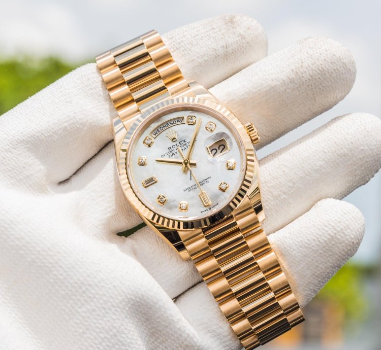 Rolex Day-date 36 Unworn 2023 Day-date 36mm Mother Of Pearl 128238