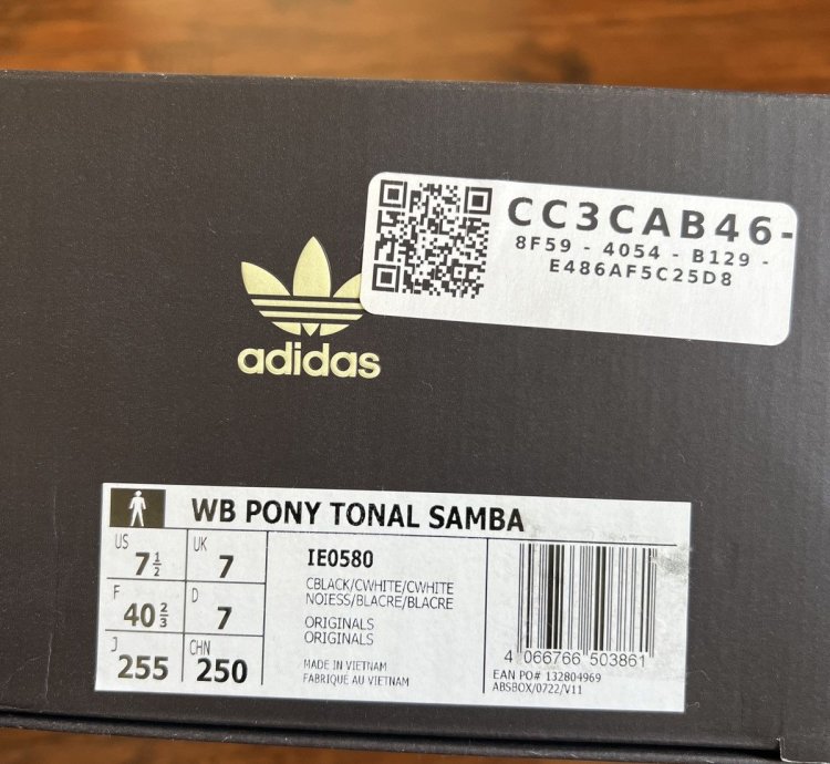 Adidas Wales Bonner Pony Tonal Samba