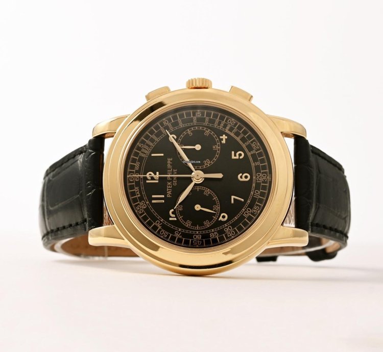 Patek Philippe Chronograph 5070j Black Fullset